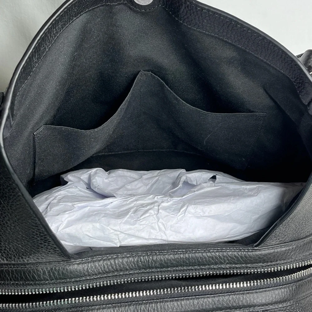 Coach Black Leather Shoulder Bag - Picture 8 of 16